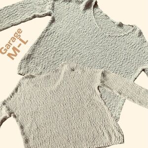 👛 (ANY 2/$25) GARAGE Loose Knit V-Neck Sweater